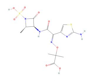 (E)-Aztreonam (CAS 99341-02-3) - chemical structure image