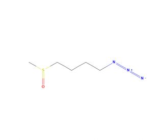(R)-1-Azido-4-(methylsulfinyl)-butane (CAS 155185-01-6) - chemical structure image