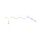 (R)-1-Azido-4-(methylsulfinyl)-butane (CAS 155185-01-6) - chemical structure image