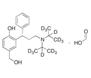 (S)-5-Hydroxymethyl Tolterodine-d14 Formate (CAS 260389-90-0) - chemical structure image