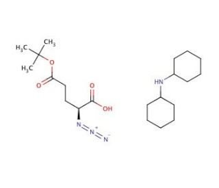 (S)-5-tert-Butyl hydrogen 2-azidoglutarate (dicyclohexylammonium) salt - chemical structure image