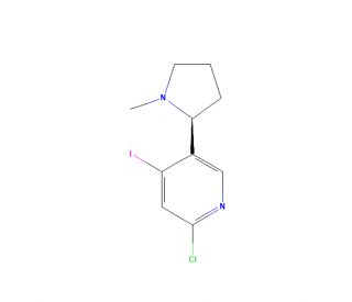 (S)-6-Chloro-4-iodonicotine (CAS 913264-28-5) - chemical structure image