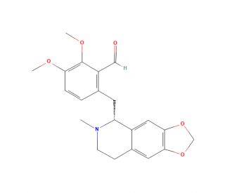 (S)-(&plus;)-Canadaline (CAS 52801-27-1) - chemical structure image