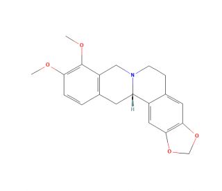 (S)-(&minus;)-Canadine (CAS 5096-57-1) - chemical structure image