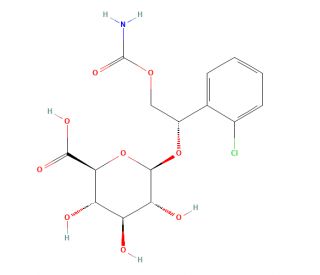 (S)-Carisbamate &beta;-D-O-Glucuronide (CAS 940279-82-3) - chemical structure image