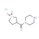 1-[(1,1-dioxidotetrahydrothien-3-yl)carbonyl]piperazine hydrochloride - chemical structure image