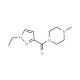 1-[(1-Ethyl-1H-pyrazol-3-yl)carbonyl]-4-methylpiperazine - chemical structure image