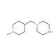 1-[(1-Methylpiperidin-4-yl)methyl]piperazine (CAS 496808-04-9) - chemical structure image