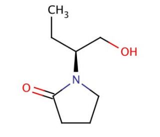 1-[(1S)-1-(Hydroxymethyl)propyl]-2-pyrrolidinone - chemical structure image