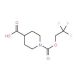 1-[(2,2,2-trifluoroethoxy)carbonyl]piperidine-4-carboxylic acid - chemical structure image