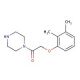 1-[(2,3-dimethylphenoxy)acetyl]piperazine - chemical structure image
