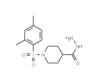 1-[(2,4-Dimethylphenyl)sulfonyl]piperidine-4-carbohydrazide - chemical structure image