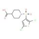 1-[(2,5-dichlorothien-3-yl)sulfonyl]piperidine-4-carboxylic acid - chemical structure image