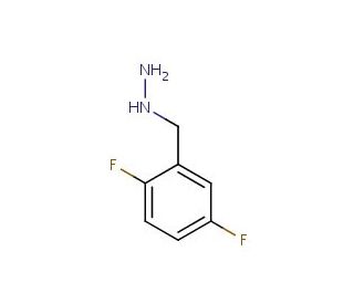 1-[(2,5-difluorophenyl)methyl]hydrazine (CAS 887595-45-1) - chemical structure image