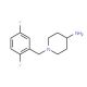 1-[(2,5-difluorophenyl)methyl]piperidin-4-amine - chemical structure image