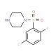 1-[(2,5-difluorophenyl)sulfonyl]piperazine - chemical structure image