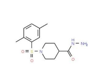 1-[(2,5-Dimethylphenyl)sulfonyl]piperidine-4-carbohydrazide - chemical structure image