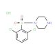 1-[(2,6-dichlorophenyl)sulfonyl]piperazine hydrochloride - chemical structure image