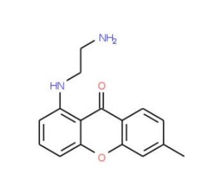1-[(2-Aminoethyl)amino]-6-methyl-9H-xanthen-9-one - chemical structure image