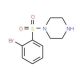 1-[(2-bromophenyl)sulfonyl]piperazine - chemical structure image