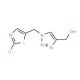 {1-[(2-Chloro-1,3-thiazol-5-yl)methyl]-1H-1,2,3-triazol-4-yl}methanol - chemical structure image