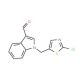 1-[(2-Chloro-1,3-thiazol-5-yl)methyl]-1H-indole-3-carbaldehyde - chemical structure image