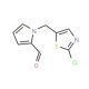 1-[(2-Chloro-1,3-thiazol-5-yl)methyl]-1H-pyrrole-2-carbaldehyde - chemical structure image