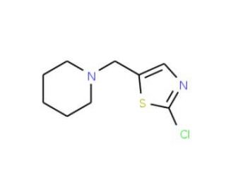 1-[(2-Chloro-1,3-thiazol-5-yl)methyl]piperidine (CAS 339104-71-1) - chemical structure image