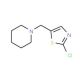1-[(2-Chloro-1,3-thiazol-5-yl)methyl]piperidine (CAS 339104-71-1) - chemical structure image