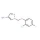 1-[(2-chloro-4-fluorophenoxy)methyl]-1H-pyrazol-4-amine - chemical structure image