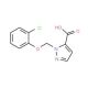 1-[(2-Chlorophenoxy)methyl]-1H-pyrazole-5-carboxylic acid - chemical structure image