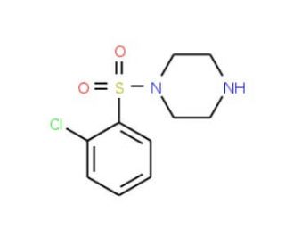 1-[(2-Chlorophenyl)sulfonyl]piperazine - chemical structure image