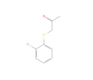 1-[(2-Chlorophenyl)thio]-2-propanone (CAS 17514-52-2) - chemical structure image