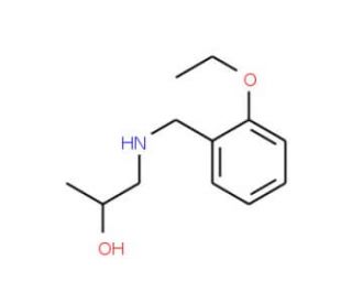 1-[(2-ethoxybenzyl)amino]propan-2-ol - chemical structure image