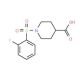 1-[(2-fluorophenyl)sulfonyl]piperidine-4-carboxylic acid (CAS 727717-65-9) - chemical structure image