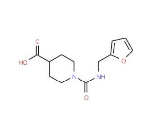 1-{[(2-furylmethyl)amino]carbonyl}piperidine-4-carboxylic acid - chemical structure image