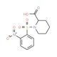 1-[(2-nitrophenyl)sulfonyl]piperidine-2-carboxylic acid (CAS 130178-54-0) - chemical structure image