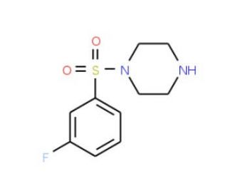 1-[(3-fluorophenyl)sulfonyl]piperazine - chemical structure image
