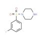 1-[(3-fluorophenyl)sulfonyl]piperazine - chemical structure image