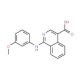 1-[(3-Methoxyphenyl)amino]isoquinoline-4-carboxylic acid - chemical structure image