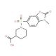 1-[(3-Methyl-2-oxo-2,3-dihydro-1,3-benzoxazol-6-yl)sulfonyl]piperidine-3-carboxylic acid - chemical structure image