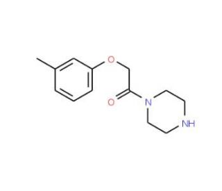 1-[(3-Methylphenoxy)acetyl]piperazine - chemical structure image