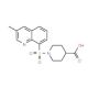 1-[(3-methylquinolin-8-yl)sulfonyl]piperidine-4-carboxylic acid - chemical structure image