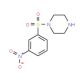 1-[(3-nitrophenyl)sulfonyl]piperazine - chemical structure image