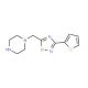 1-[(3-thien-2-yl-1,2,4-oxadiazol-5-yl)methyl]piperazine - chemical structure image