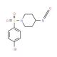 1-[(4-bromobenzene)sulfonyl]-4-isocyanatopiperidine - chemical structure image