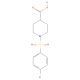 1-[(4-bromobenzene)sulfonyl]piperidine-4-carboxylic acid (CAS 121662-14-4) - chemical structure image