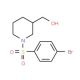 {1-[(4-Bromophenyl)sulfonyl]-3-piperidinyl}methanol - chemical structure image