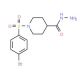 1-[(4-Bromophenyl)sulfonyl]piperidine-4-carbohydrazide - chemical structure image