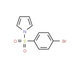 1-[(4-Bromophenyl)sulphonyl]-1H-pyrrole (CAS 16851-84-6) - chemical structure image